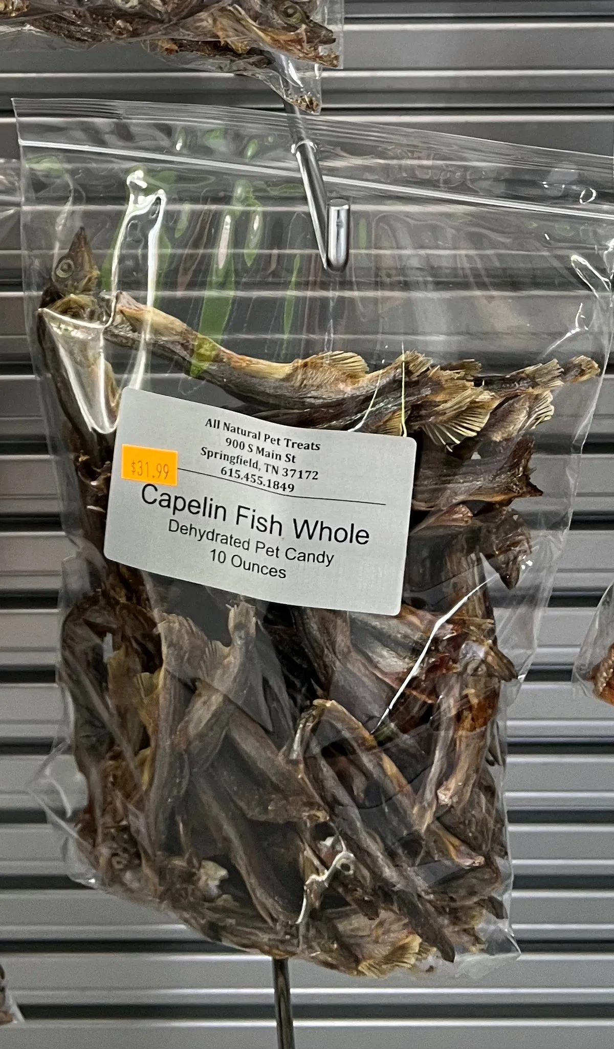 Capelin PET CANDY **Dehydrated Treat**All-Natural Pet Treat