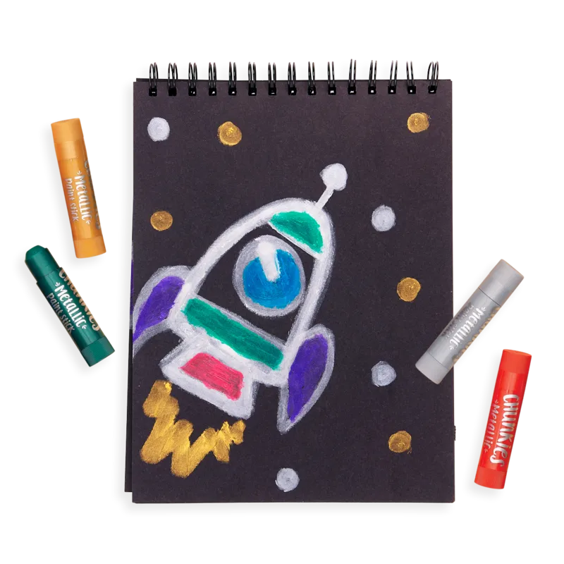 Chunkies Paint Sticks Metallic 6pk
