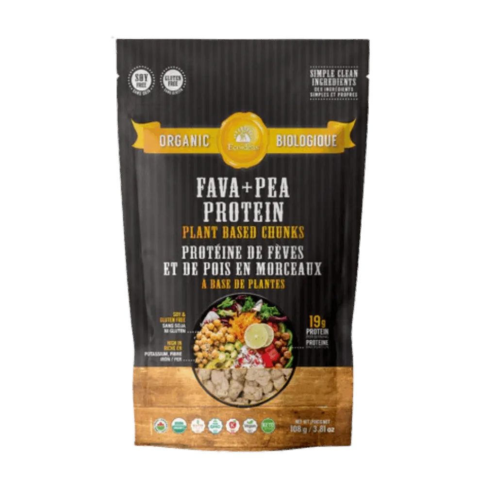 Ecoideas Fava  Protein Chunks 108g