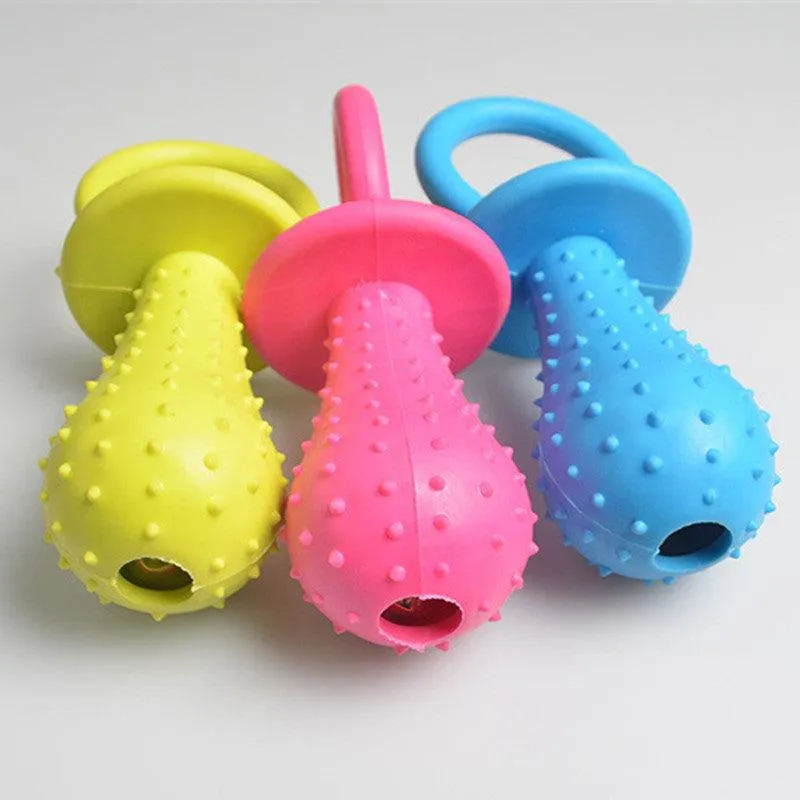 Funny Chewing Dummy Rubber Toy for Dogs