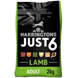 Just 6 Lamb & Vegetables Dry Dog Food 2kg