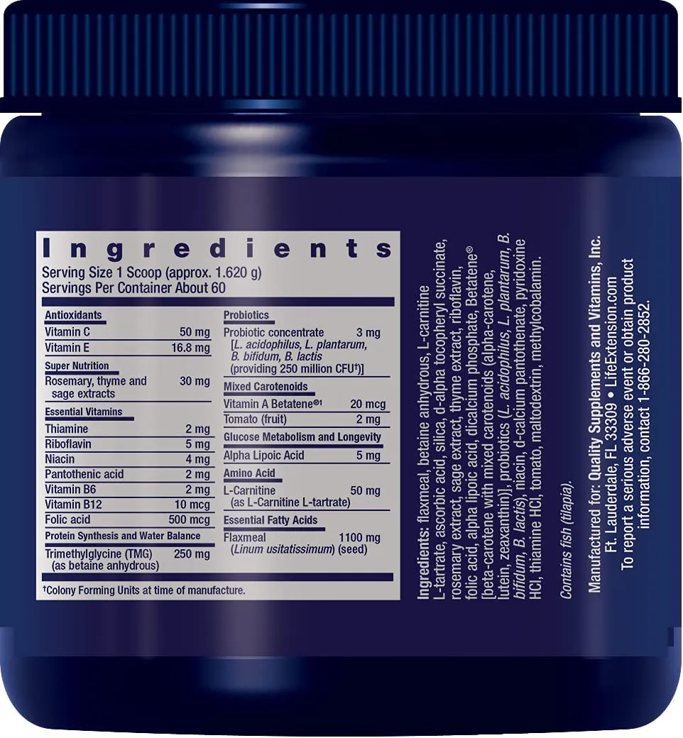 Life Extension Dog Mix Powder, 100-Grams (01931)