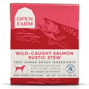 Open Farm Grain-Free Rustic Stew Wild Salmon Wet Dog Food  12.5 oz.