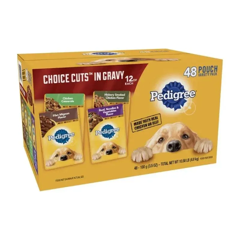 PEDIGREE Choice Cuts Wet Dog Food 48 Pack