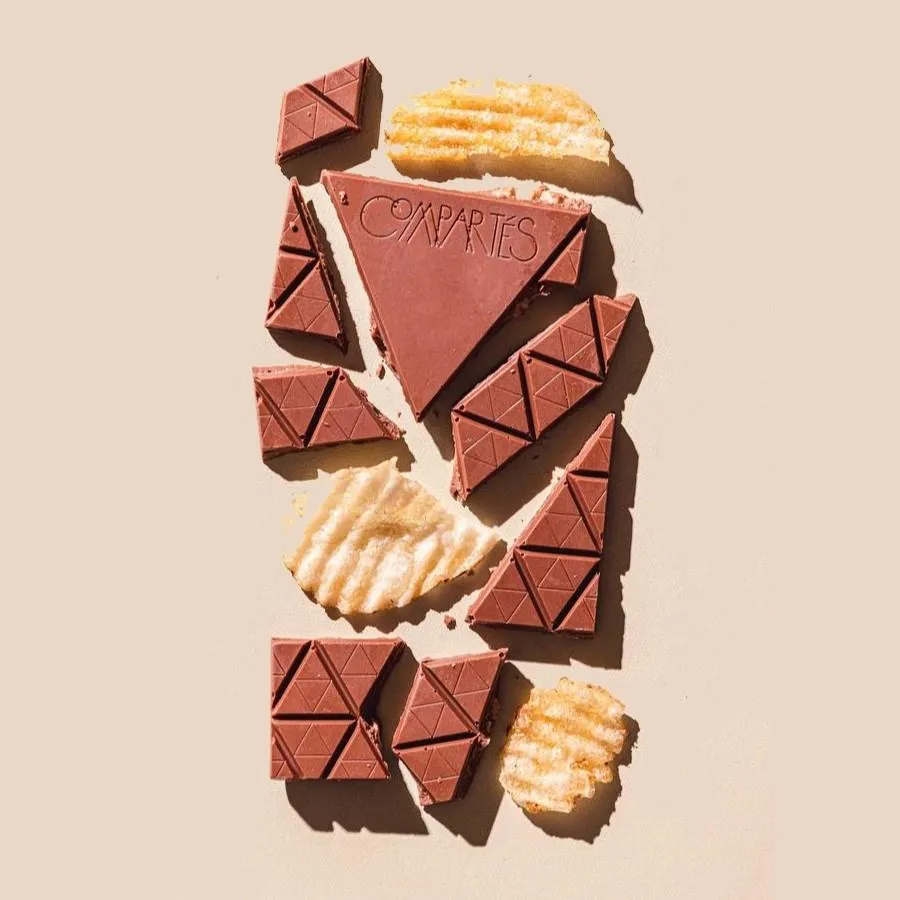 Potato Chip Crisp Milk Chocolate Bar