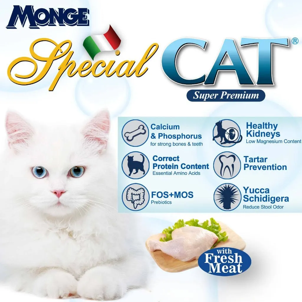 Special Cat Adult Dry Food 7kg, Chicken and Turkey All Life Stages